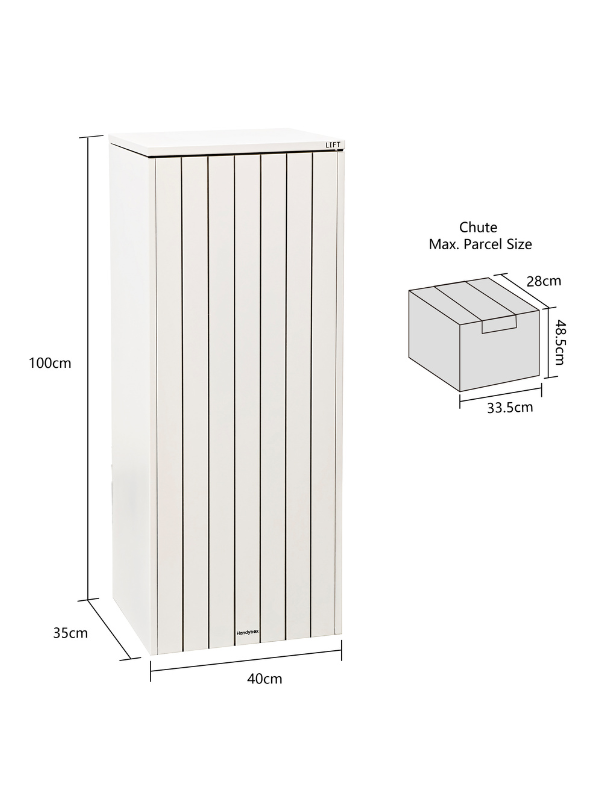Kookaburra Freestanding Large Parcel and Mail Letterbox