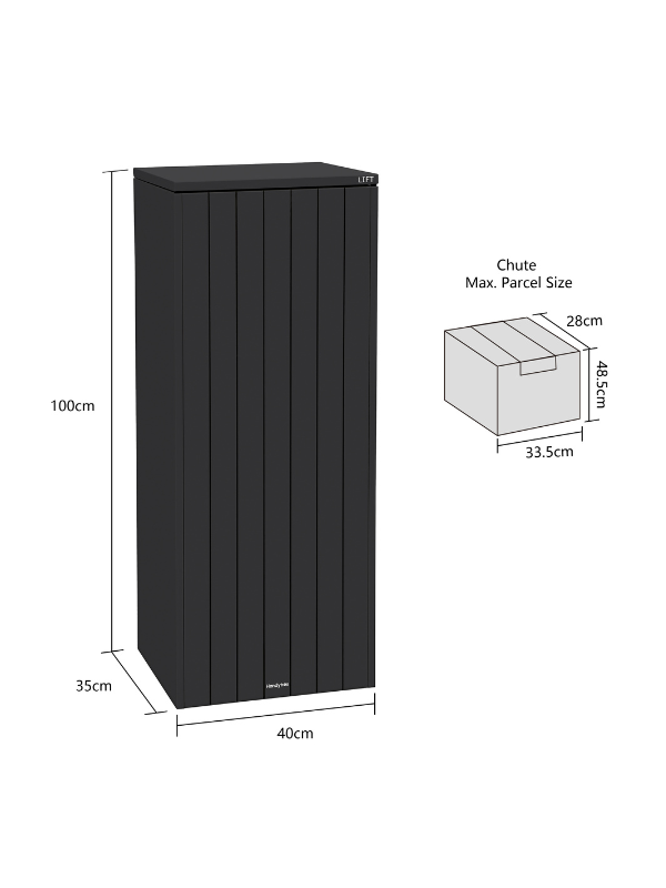 Kookaburra Monument Freestanding Large Parcel and Mail Letterbox