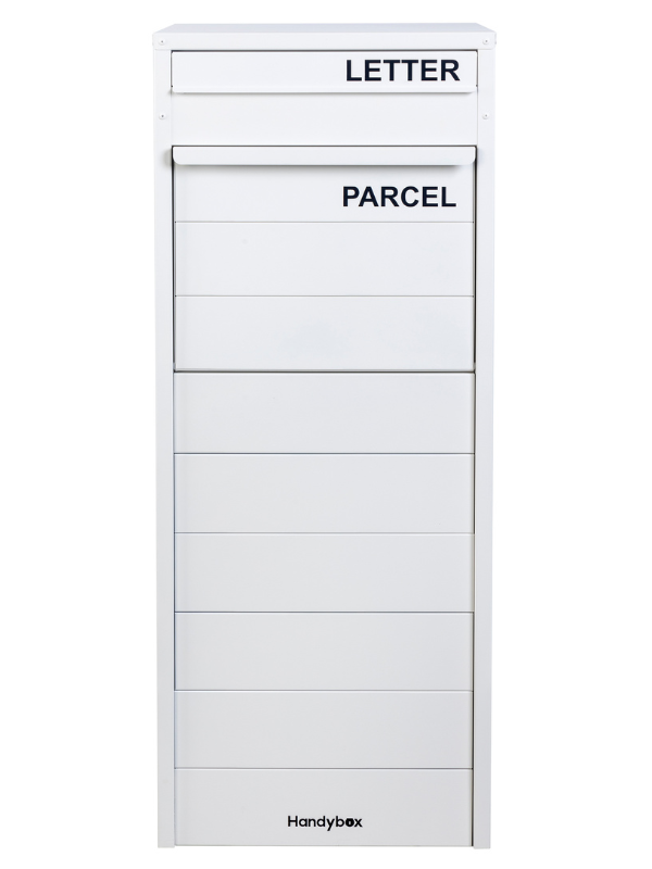 Crocodile Freestanding Large Parcel and Mail Letterbox Surfmist