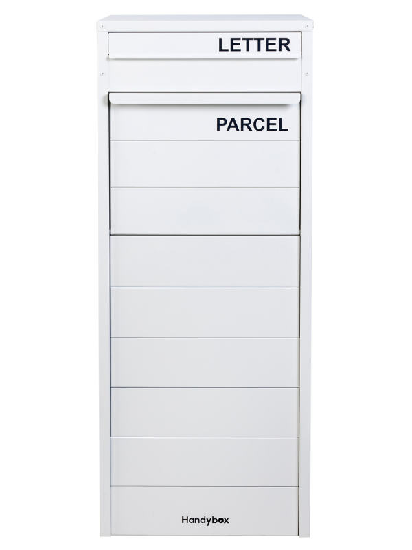 Crocodile Freestanding Large Parcel and Mail Letterbox [White]