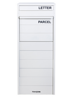 Crocodile Freestanding Large Parcel and Mail Letterbox Surfmist