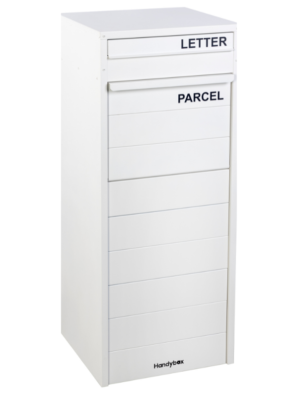 Crocodile Freestanding Large Parcel and Mail Letterbox Surfmist