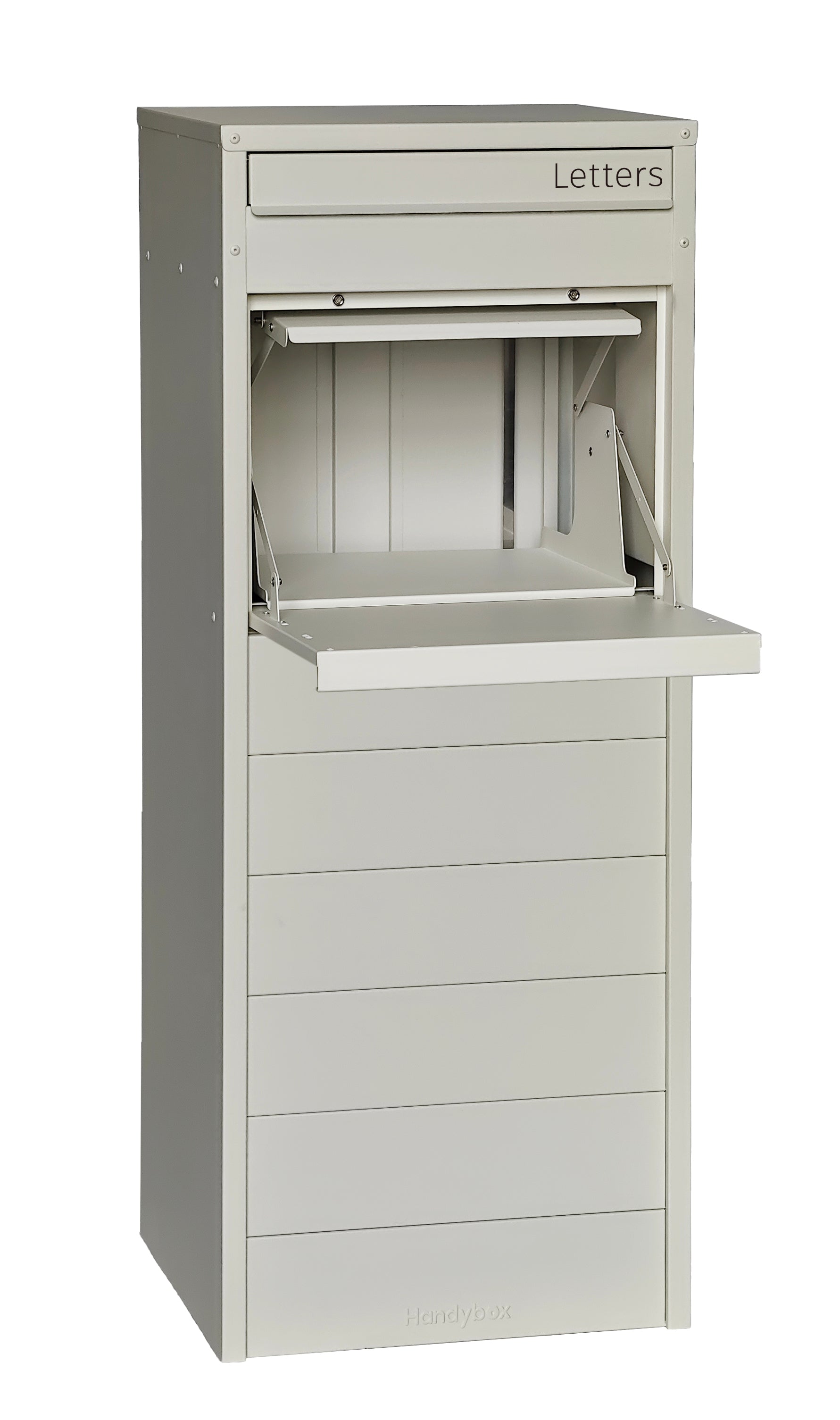 Crocodile 26 Freestanding Large Parcel and Mail Letterbox Surfmist PRESALE DUE MID DECEMBER