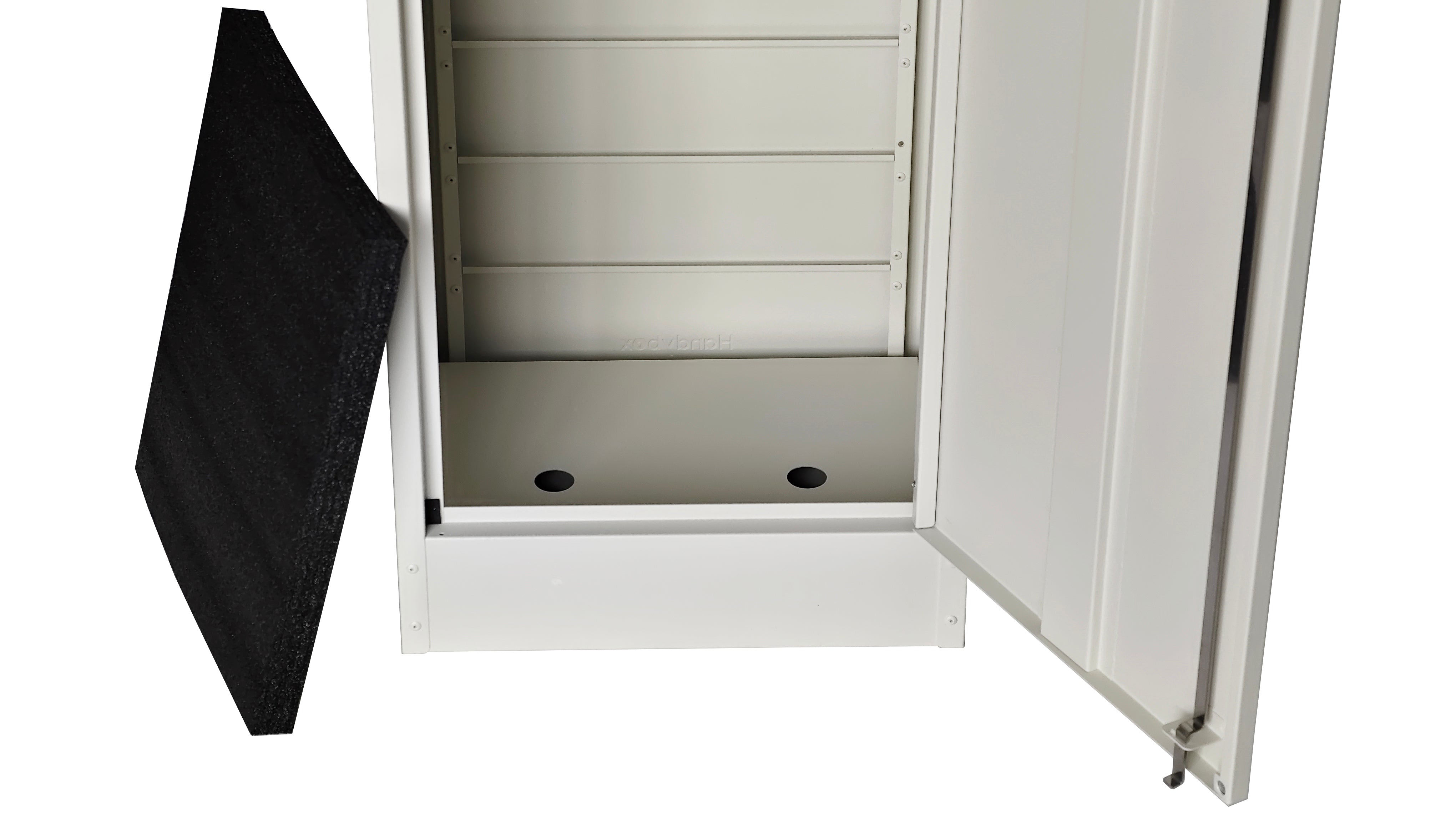 Crocodile 26 Freestanding Large Parcel and Mail Letterbox Surfmist PRESALE DUE MID DECEMBER