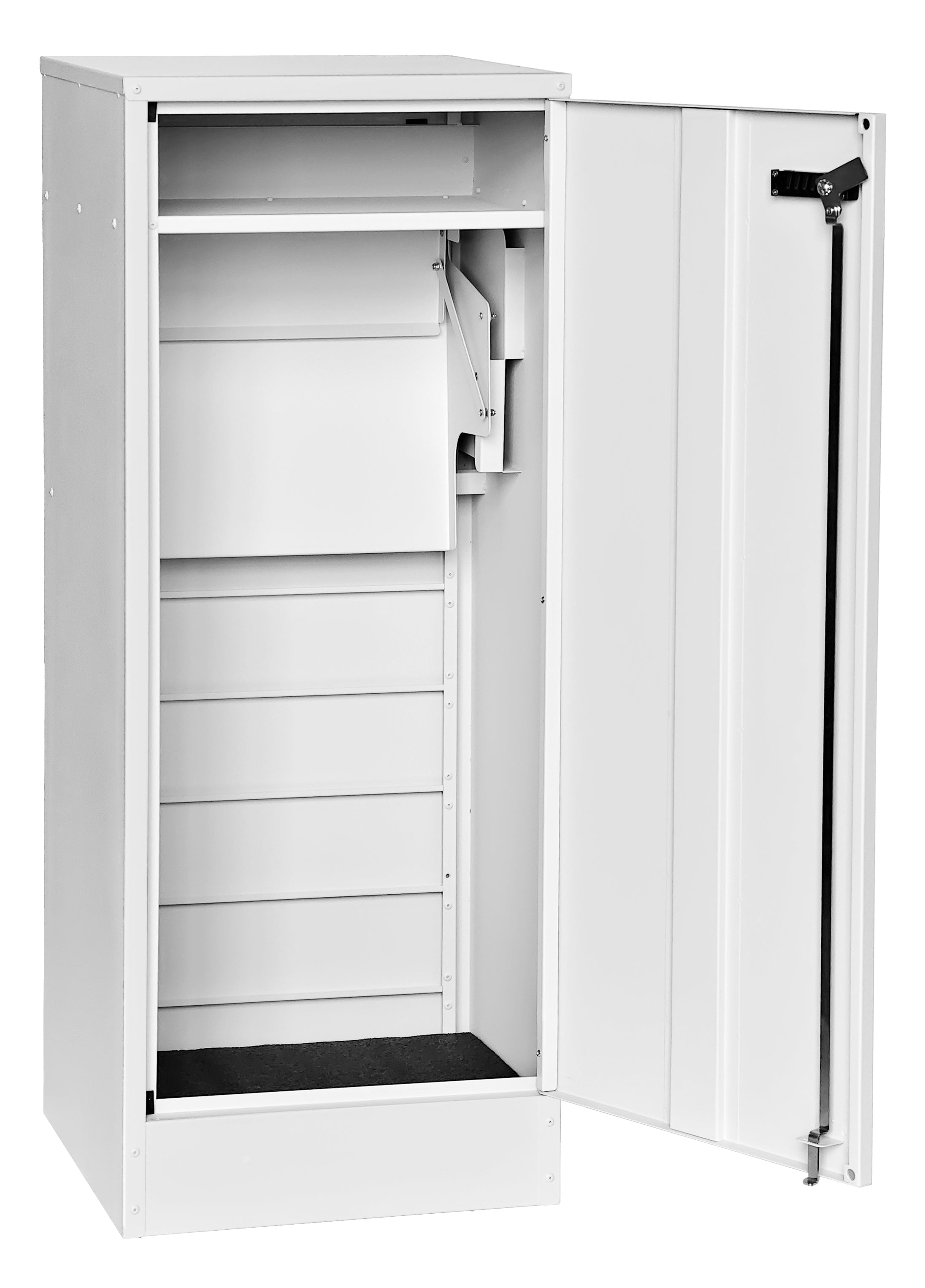 Crocodile Freestanding Large Parcel and Mail Letterbox Dover White