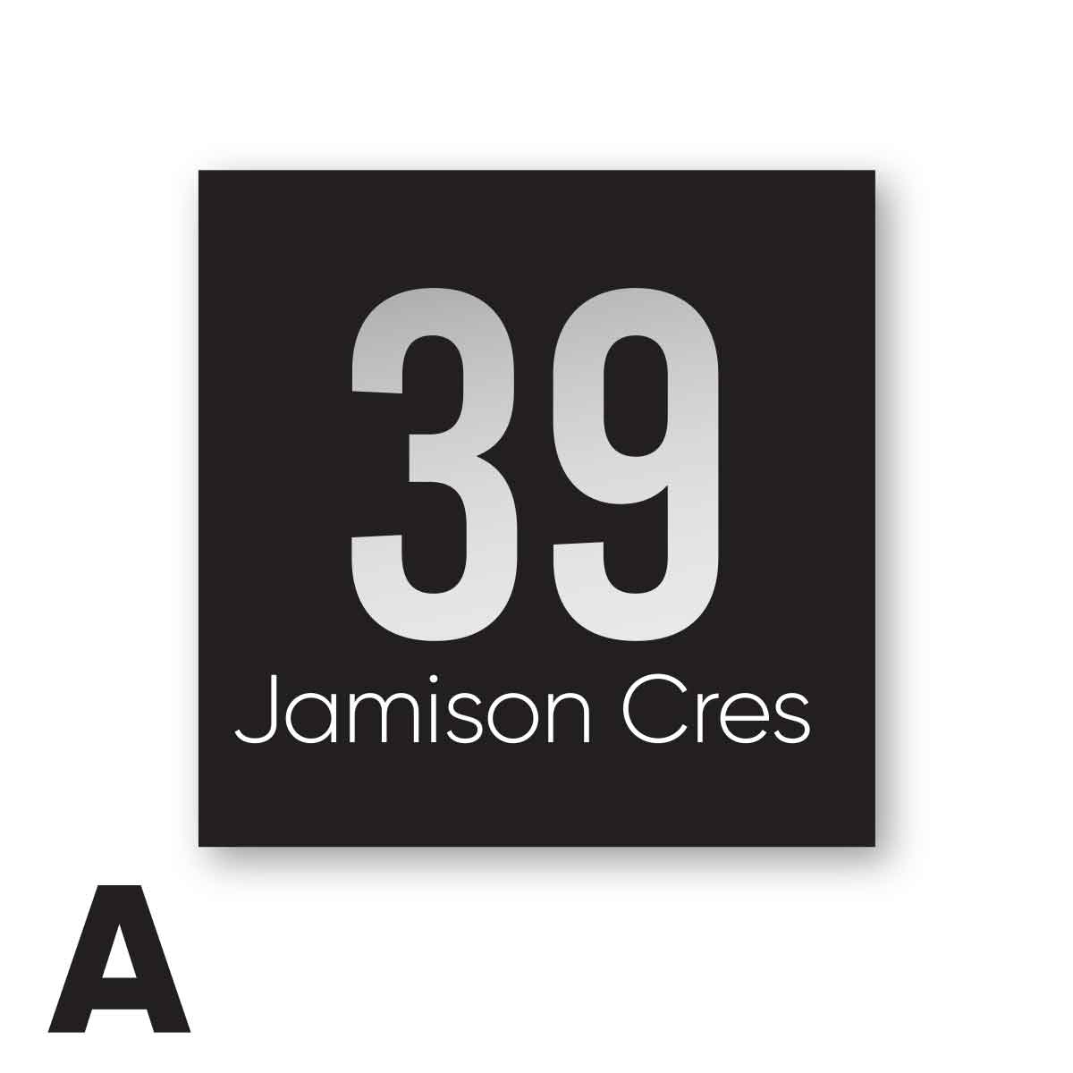 Barwon House Sign (Square) - House Number Signs - barwon-house-sign-square - HandyBox