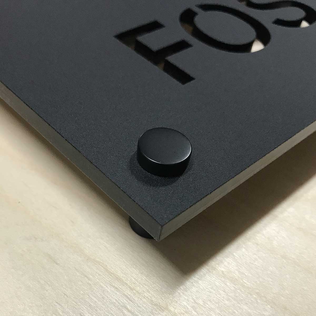 Square House Number Plaque – BUCKLEY - House Number Signs - square-house-number-plaque-buckley - HandyBox