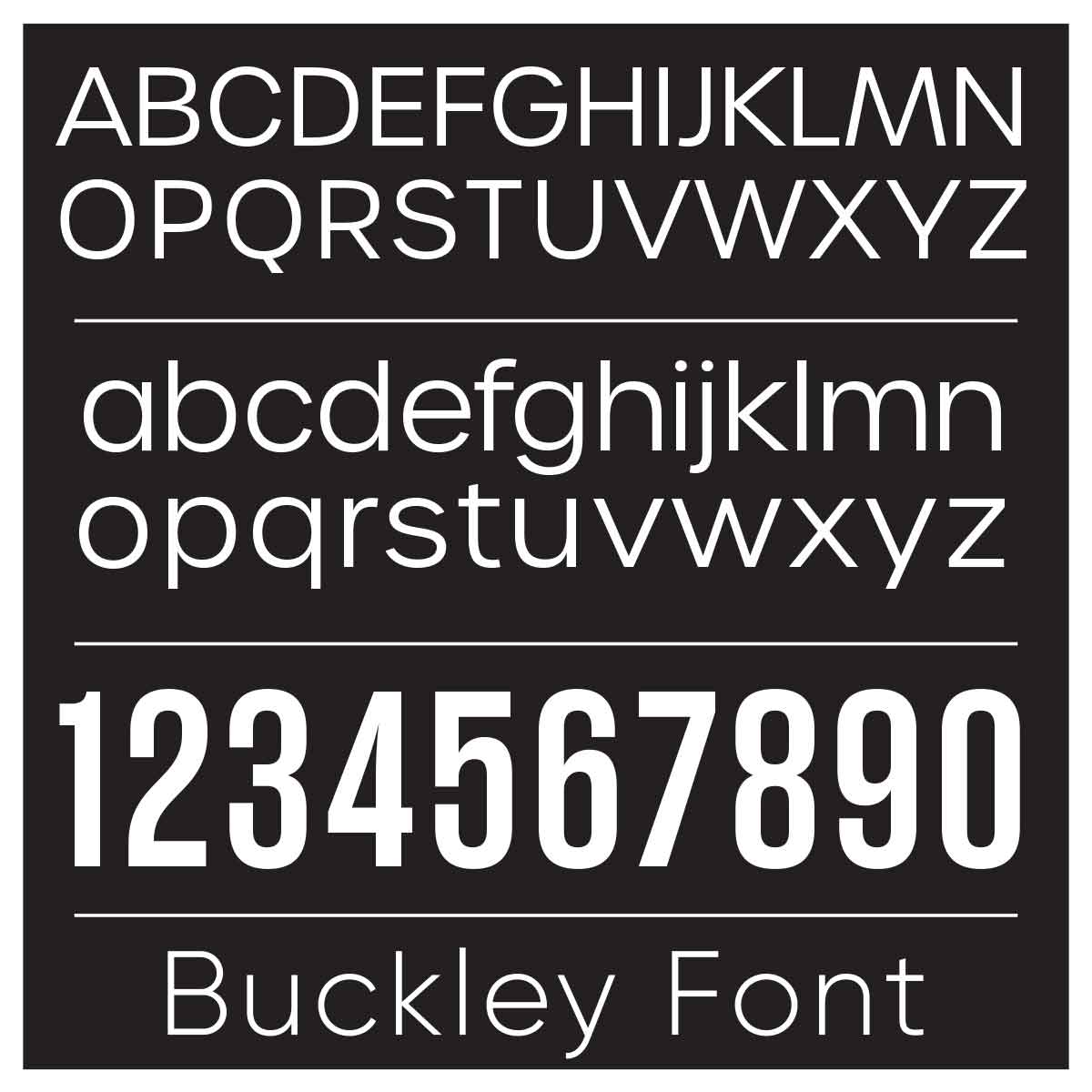 Square House Number Plaque – BUCKLEY - House Number Signs - square-house-number-plaque-buckley - HandyBox