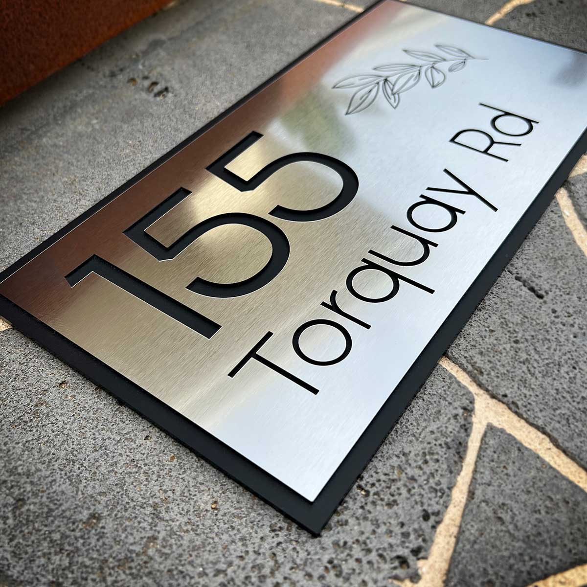 Address Plaque – GROVE - House Number Plaque - address-plaque-grove - HandyBox