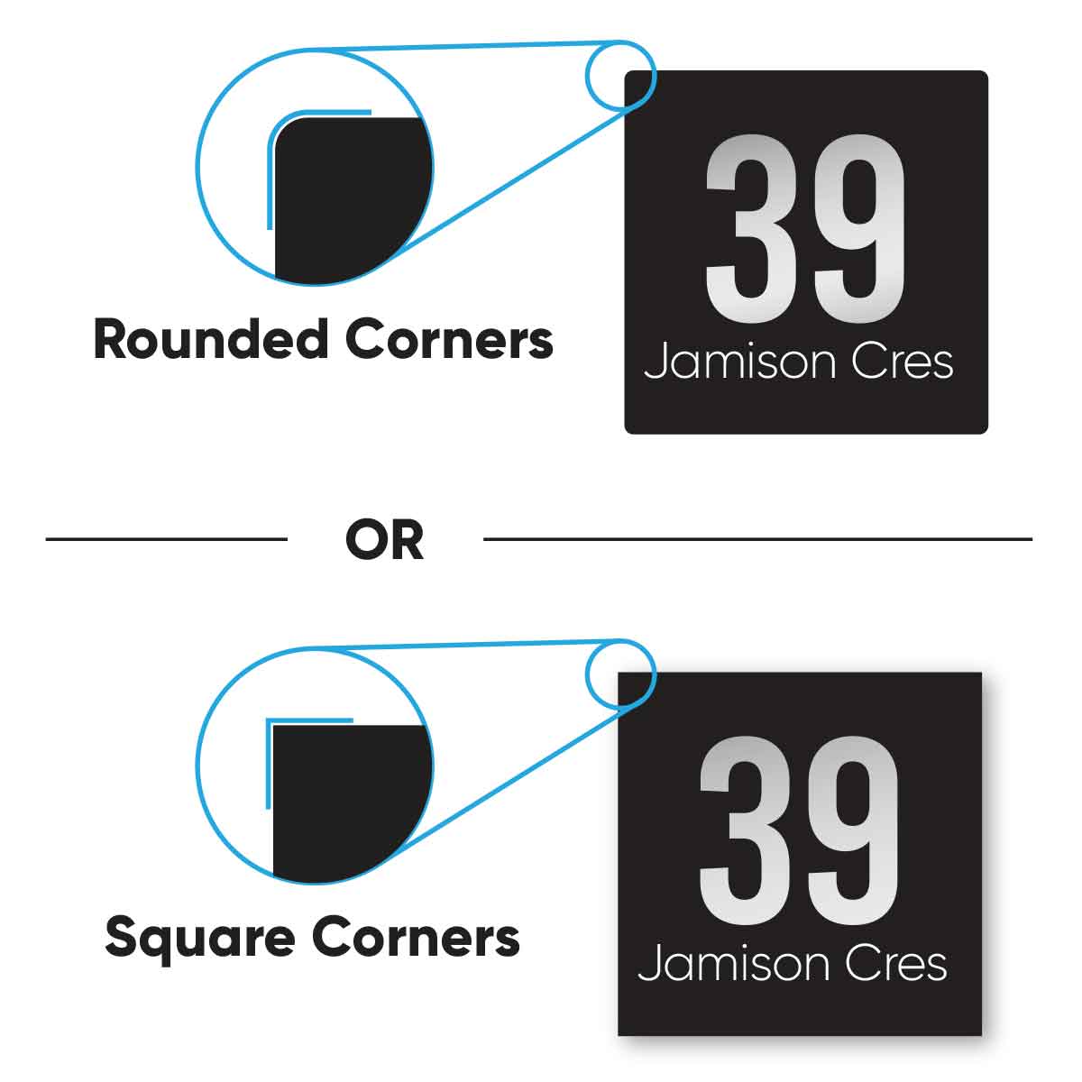 Barwon House Sign (Square) - House Number Signs - barwon-house-sign-square - HandyBox