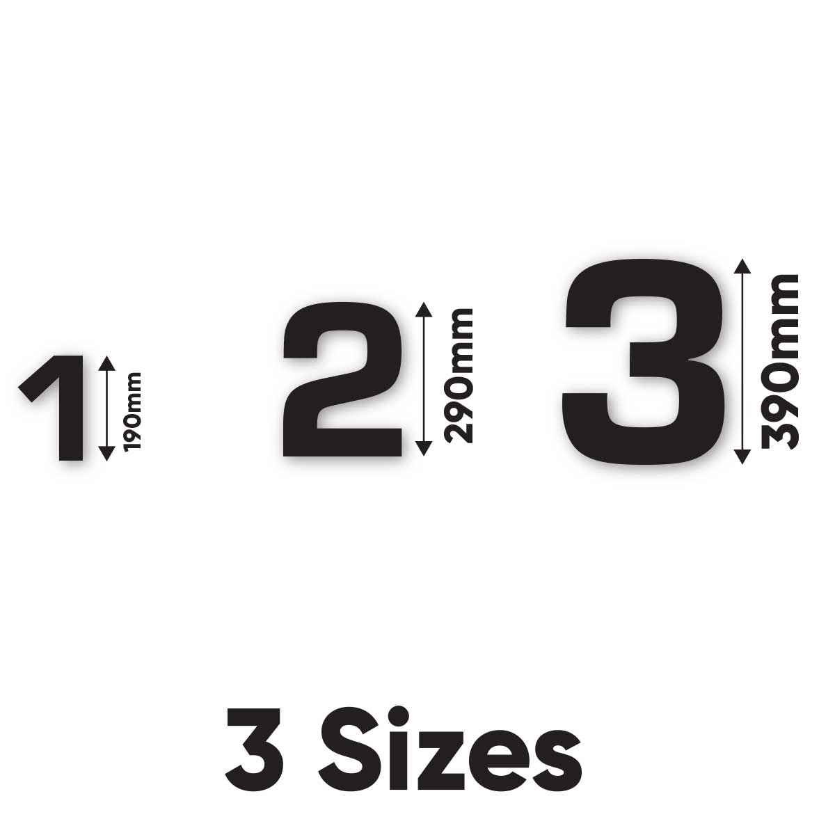 Floating Numbers – Acrylic - Floating House Numbers - floating-numbers-acrylic - HandyBox