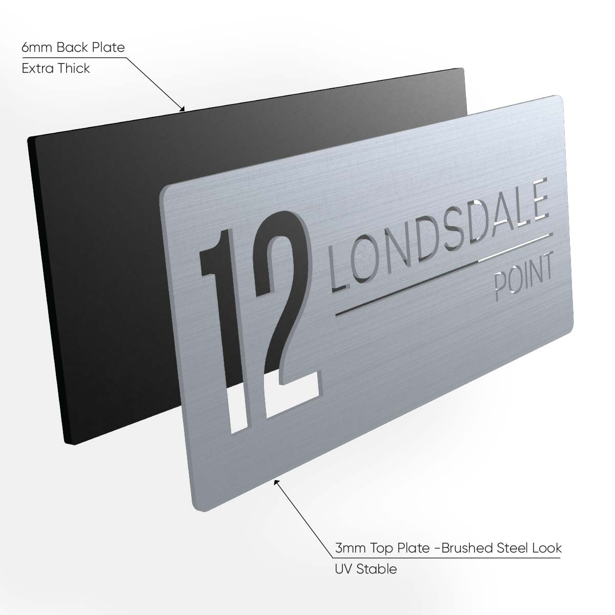 Premium House Sign – LONSDALE - House Number Signs - premium-house-sign-lonsdale - HandyBox