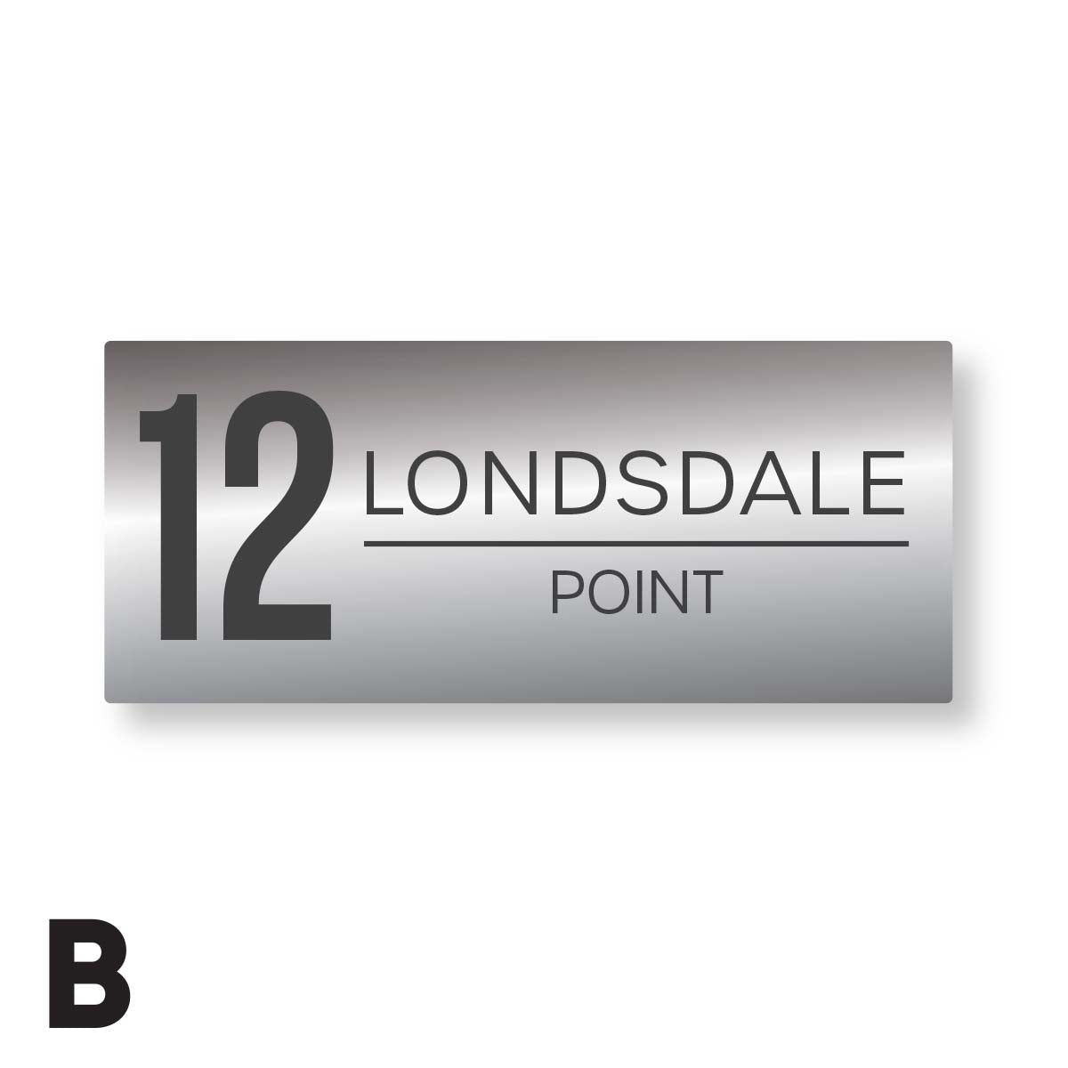 Premium House Sign – LONSDALE - House Number Signs - premium-house-sign-lonsdale - HandyBox