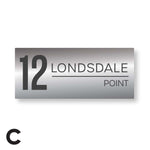 Premium House Sign – LONSDALE - House Number Signs - premium-house-sign-lonsdale - HandyBox
