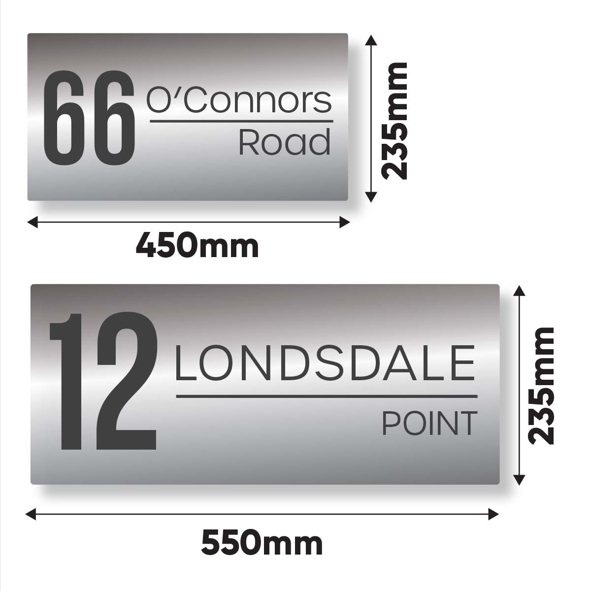 Premium House Sign – LONSDALE - House Number Signs - premium-house-sign-lonsdale - HandyBox