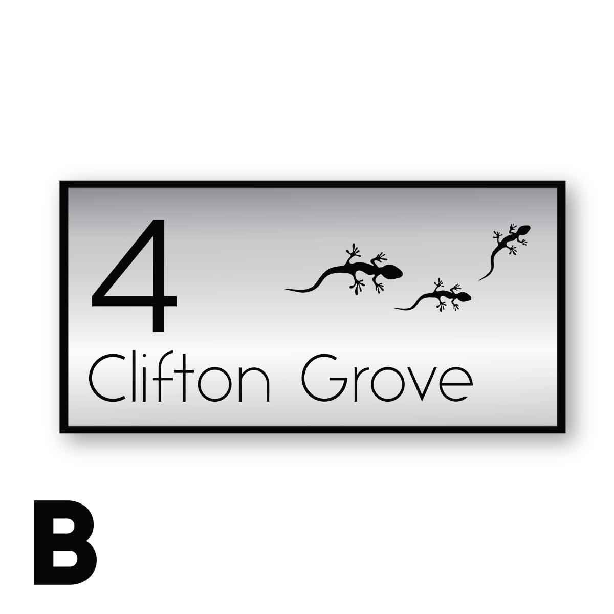 Address Plaque – GROVE - House Number Plaque - address-plaque-grove - HandyBox