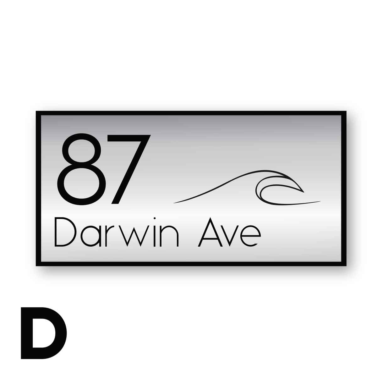 Address Plaque – GROVE - House Number Plaque - address-plaque-grove - HandyBox