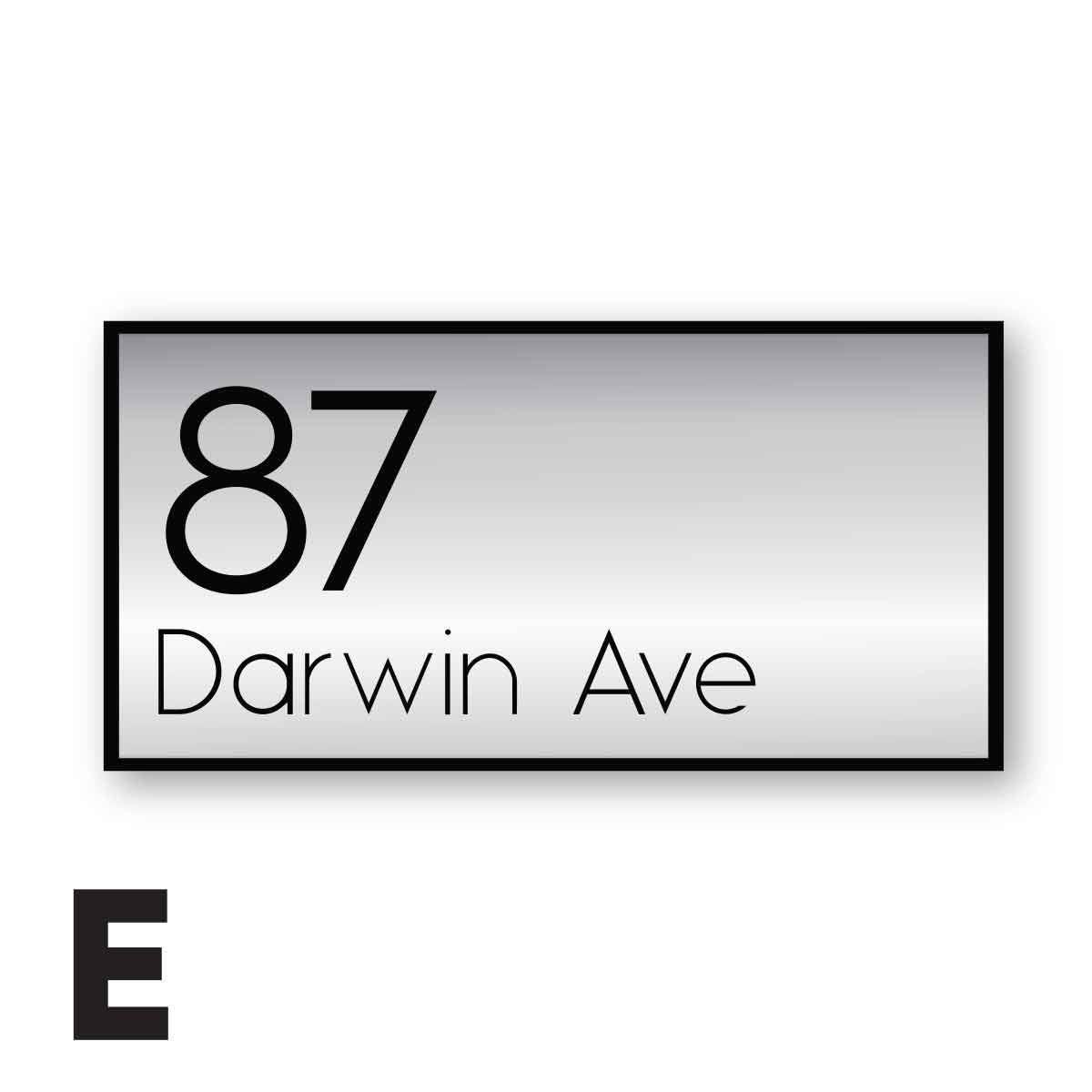 Address Plaque – GROVE - House Number Plaque - address-plaque-grove - HandyBox