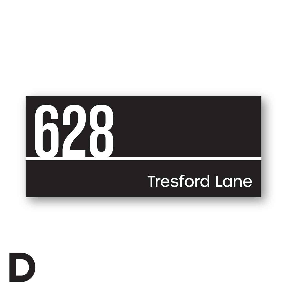 Rectangle House Number Plaque – CATALINA - House Number Signs - rectangle-house-number-plaque-catalina - HandyBox