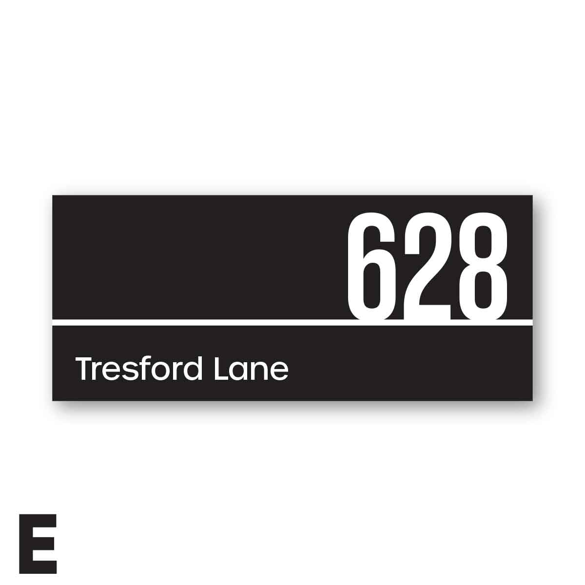 Rectangle House Number Plaque – CATALINA - House Number Signs - rectangle-house-number-plaque-catalina - HandyBox
