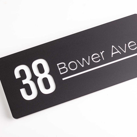 Rectangle House Number – CARINE - House Number Signs - rectangle-house-number-carine - HandyBox