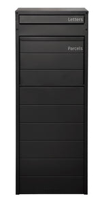 Crocodile 26 Freestanding Large Parcel and Mail Letterbox Black PRESALE DUE MID DECEMBER