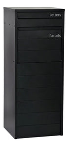 Crocodile 26 Freestanding Large Parcel and Mail Letterbox Black PRESALE DUE MID DECEMBER