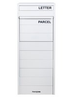 Crocodile Freestanding Large Parcel and Mail Letterbox [White]