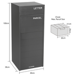 Crocodile Freestanding Large Parcel and Mail Letterbox [Monument]