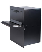 PRESALES ARRIVES LATE FEBRUARY Tassie Devil MAX Brick & Fence Mounted Parcel and Mail Letterbox [Black]