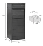 Crocodile 26 Freestanding Large Parcel and Mail Letterbox Monument PRESALE DUE MID DECEMBER