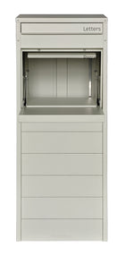 Crocodile 26 Freestanding Large Parcel and Mail Letterbox Surfmist PRESALE DUE MID DECEMBER