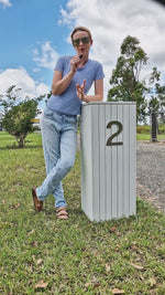 Kookaburra Large Freestanding Parcel Letterbox – Dover White
