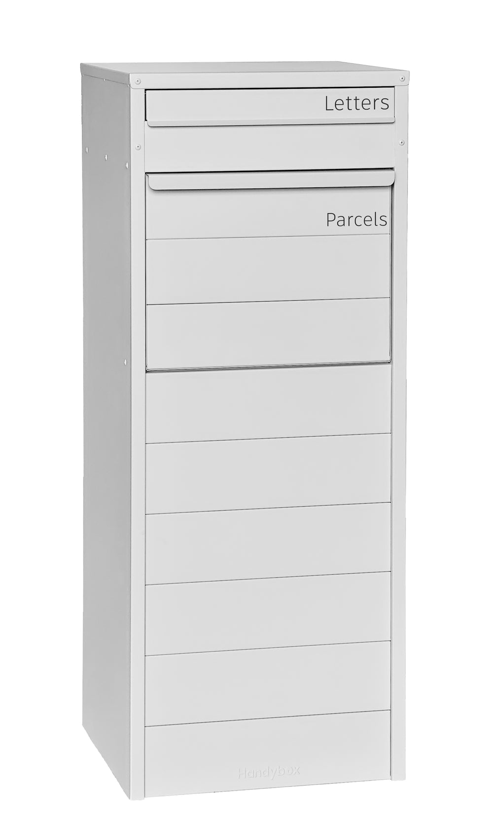 Crocodile Freestanding Large Parcel and Mail Letterbox Dover White