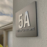 Barwon House Sign (Square) - House Number Signs - barwon-house-sign-square - HandyBox