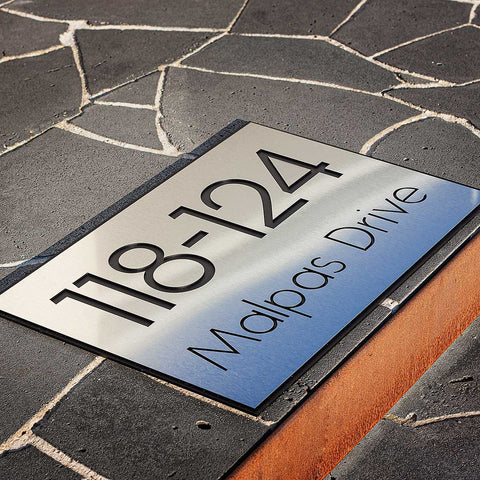 Address Plaque – BREAMLEA - House Number Plaque - address-plaque-breamlea - HandyBox