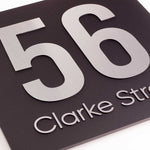 Barwon House Sign (Square) - House Number Signs - barwon-house-sign-square - HandyBox