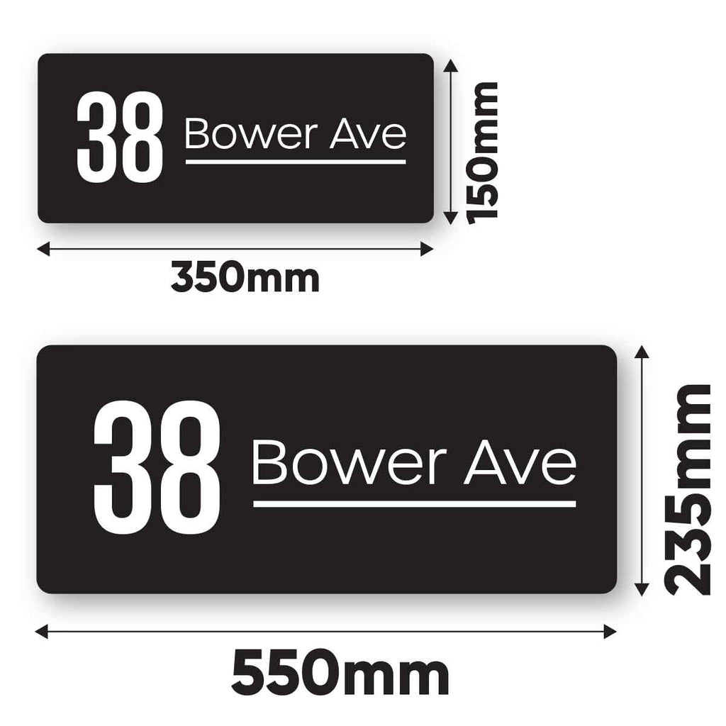 Rectangle House Number – CARINE | HandyBox