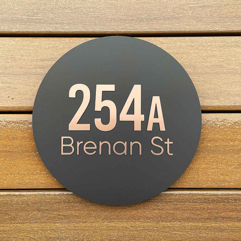 Modern Street Address Sign – BARWON - Street Address Signs - modern-street-address-sign-barwon - HandyBox